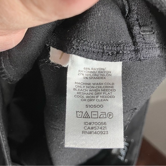 Loft black dressy soft pants size 2 - Picture 6 of 6